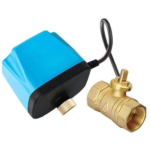 2 طرق، 3 طرق DC12V-24V أو AC220V صمام كروي نحاسي بمحرك، 3 أسلاك 2 صمام كروي كهربائي للتحكم DN15 DN20 DN25 DN32 DN40 DN50 (DN15 DC12V-24V 3 طرق) in Kuwait