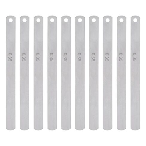 5pcs Mn Steel Feeler Gauge 1mm Thickness 150mm Length Metric Filler Thickness Gage Gap Measuring Tool Single Blade in Kuwait