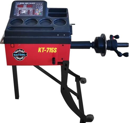 KT-715S Portable Digital Wheel Balancer, 65kg Capacity for Car, Motorcycle & Racing Tires in Kuwait