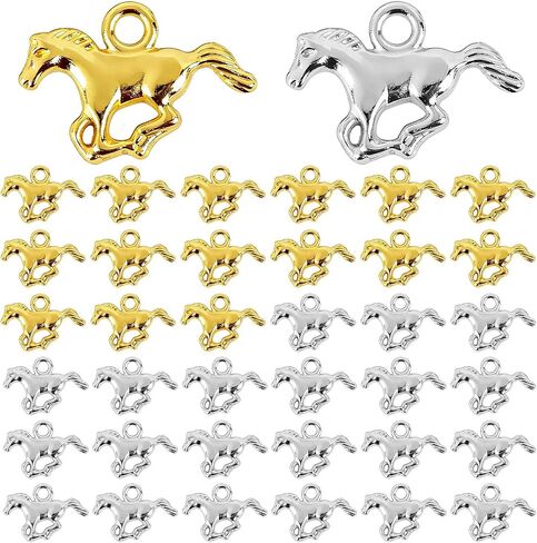 Framendino, Horse Charms Pendants Alloy Animal Charm Metal Equestrian Horsemanship Beads Charms for Bracelet Jewelry Making in Saudi Arabia