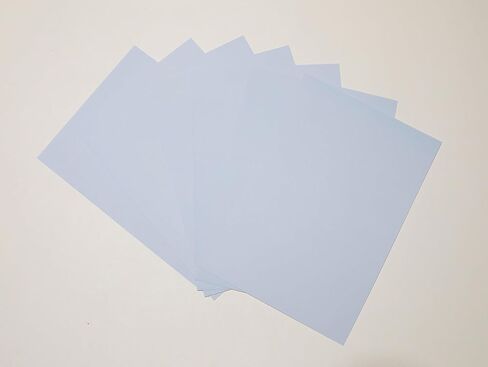 وسادة لاصقة من Oufin Youpin Pastelmat - لوحة رقم 1 - (8.3 × 5.8 بوصة) 21 × 14.8 سم - 350 جم - 12 ورقة - أبيض، أزرق سماوي، أخضر سماوي، رمادي سماوي، لون لحمي، أصفر قش in Kuwait
