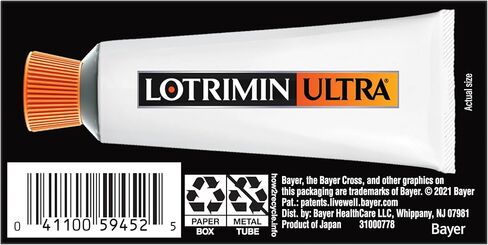 Lotrimin Ultra، كريم قدم الرياضي لمدة أسبوع واحد، أنبوب 1.1 أونصة مع مسحوق القدم العلاجي للوقاية اليومية من قدم الرياضي، زجاجة 1 أونصة in Saudi Arabia