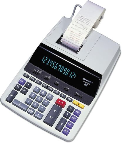 شارب EL2630PIII EL2630PIII آلة حاسبة للطباعة بلونين أسود/أحمر، طباعة 4.8 سطر/الثانية in Kuwait