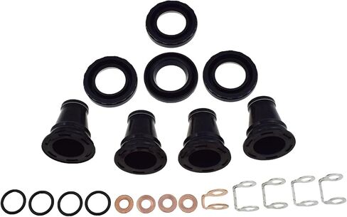 Valve Cover Injector Oil Seal Kit Fit for Nissan NP300 PickUp Navara D40 D22 Pathfinder R51 YD25 2.5 166188H800, 166358H800, 1662654T00, 166278H800 13276BN30A, 13276-BN801 in Kuwait