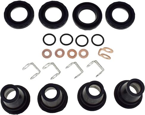 Valve Cover Injector Oil Seal Kit Fit for Nissan NP300 PickUp Navara D40 D22 Pathfinder R51 YD25 2.5 166188H800, 166358H800, 1662654T00, 166278H800 13276BN30A, 13276-BN801 in Kuwait
