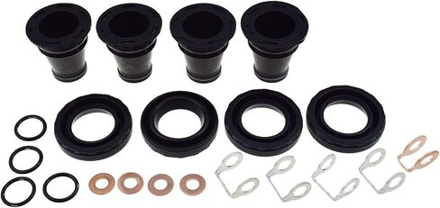 Valve Cover Injector Oil Seal Kit Fit for Nissan NP300 PickUp Navara D40 D22 Pathfinder R51 YD25 2.5 166188H800, 166358H800, 1662654T00, 166278H800 13276BN30A, 13276-BN801 in Kuwait