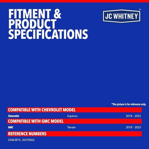 أنبوب خرطوم سحب هواء المحرك JC Whitney JFBAJCWAIH00120 - متوافق مع شيفروليه إكوينوكس 2018-2023، جي إم سي تيرين 2018-2023 in Kuwait