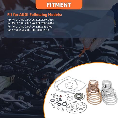 T10900E 0AW OAW Engine Overhaul Gasket Seals Repair Kit for Audi A4 A5 A6 A7 Replace Auto Transmission CVT Master Overhaul Rebuild Kit in Kuwait
