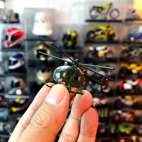 CHICHIYANG سبيكة الجيش الأمريكي OH-6A Cayuse هليكوبتر نموذج طائرة 1:100 مقياس، نموذج طائرة سبيكة لعرض المجموعة in Kuwait