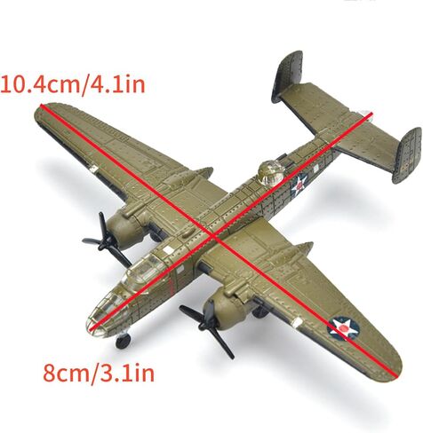 1/200 مقياس الحرب العالمية الثانية الولايات المتحدة B-25 ميتشل منفذها نموذج سبيكة نموذج دييكاست لعبة الطائرة لجمع in Kuwait