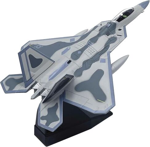 1:100 United States Air Force F-22 Raptor Fighter Model Simulation Aircraft Model Aviation Aircraft Kits for Collection and Gift US in Kuwait