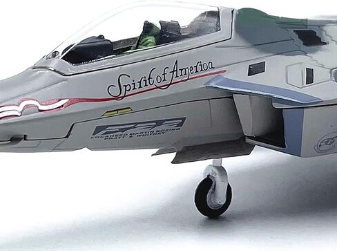1:100 United States Air Force F-22 Raptor Fighter Model Simulation Aircraft Model Aviation Aircraft Kits for Collection and Gift US in Kuwait
