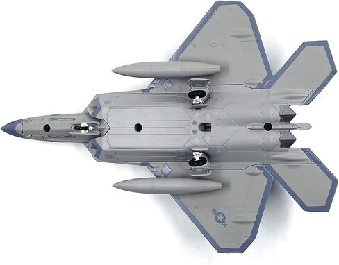 1:100 United States Air Force F-22 Raptor Fighter Model Simulation Aircraft Model Aviation Aircraft Kits for Collection and Gift US in Kuwait