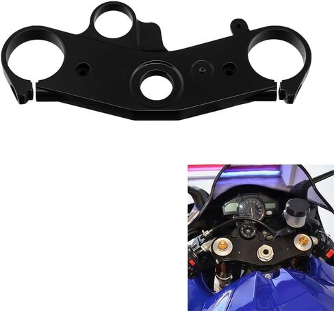 XMT-MOTO Upper Triple Clamp Tree Mount Forks Fit For YAMAHA YZF R1 2007-2008 2007 2008 08 in Kuwait