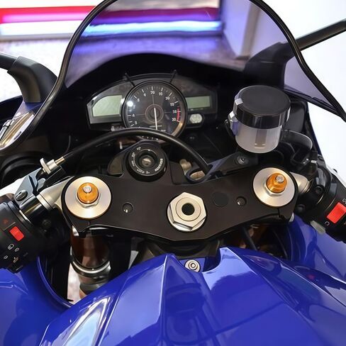 XMT-MOTO Upper Triple Clamp Tree Mount Forks Fit For YAMAHA YZF R1 2007-2008 2007 2008 08 in Kuwait