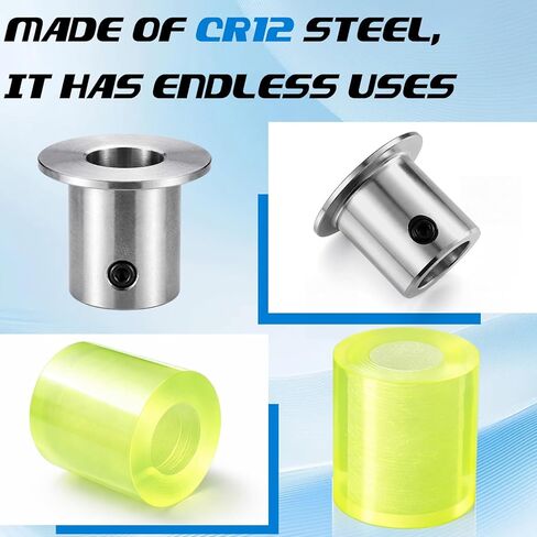 Zhehao Bead Roller Tipping Die Set Bead Roller Offset and Tipping Dies with Polyurethane Wheel 35crmo for Sheet Metal Fits 22mm Shaft Not Chrome Plated Not Peel in Kuwait