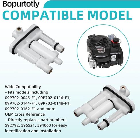 592792 Carburetor Main Jet, Replacement for Briggs & Stratton 09P702 Series Engines, Replaces 594060 596521 Carb Jet for Lawn Mower Small Engine in Kuwait