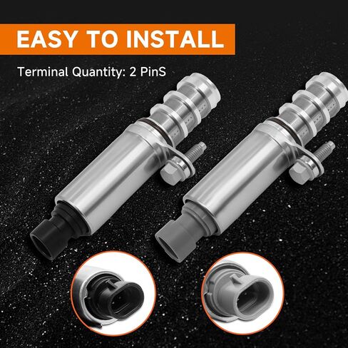 12655421 12655420 Intake and Exhaust Camshaft Position Actuator Solenoid Valve Kits Compatible with GM Buick Chevy HHR Malibu, 2PCS in Kuwait