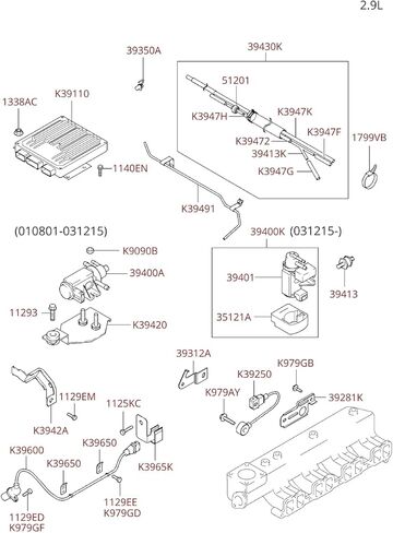 OEM #39400-4X700 394004X700 فراغ المغير محول الضغط صمام الملف اللولبي YMRL-AUTO in Kuwait