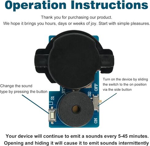 SHENGSEN Cricket Noise Maker Prank, 16 Sounds Hidden Annoying Beep Office Devices, Cricket Prank Beeper Circuit for Adults, Multicolored in Saudi Arabia
