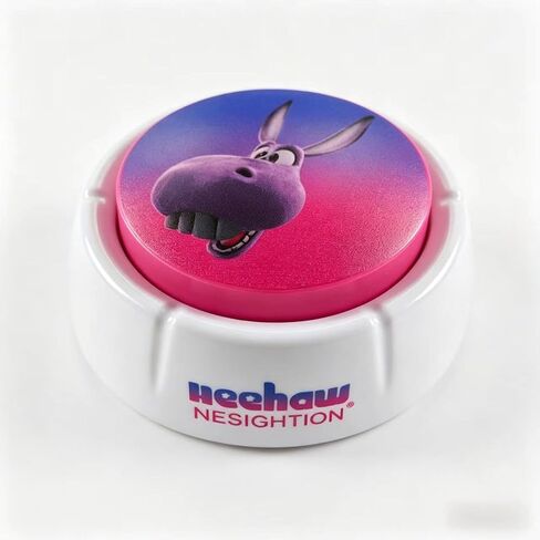 The Donkey HEE-Haw Prank Button Packed with 9 Hilarious Donkey Call Variations for Endless Laughs, Perfect As an Stress-Relieving Toy that Comes Ready with Batteries Lncluded in Kuwait