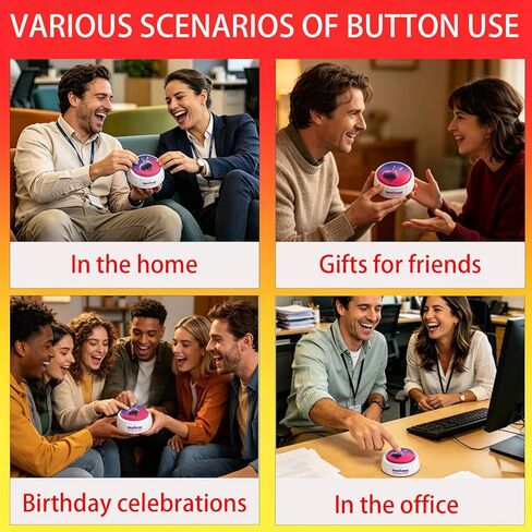 The Donkey HEE-Haw Prank Button Packed with 9 Hilarious Donkey Call Variations for Endless Laughs, Perfect As an Stress-Relieving Toy that Comes Ready with Batteries Lncluded in Kuwait