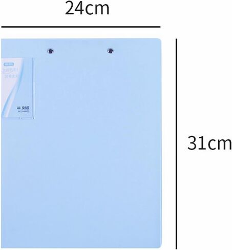 Punchless Clamp Binder, Ringless Binder Holds 100 Letter Size Pages, Documents, Folders for Documents, 8.5x11 Folder with Double Metal Clips for Home or Office, 4 Colors in Saudi Arabia