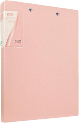 Punchless Clamp Binder, Ringless Binder Holds 100 Letter Size Pages, Documents, Folders for Documents, 8.5x11 Folder with Double Metal Clips for Home or Office, 4 Colors in Saudi Arabia