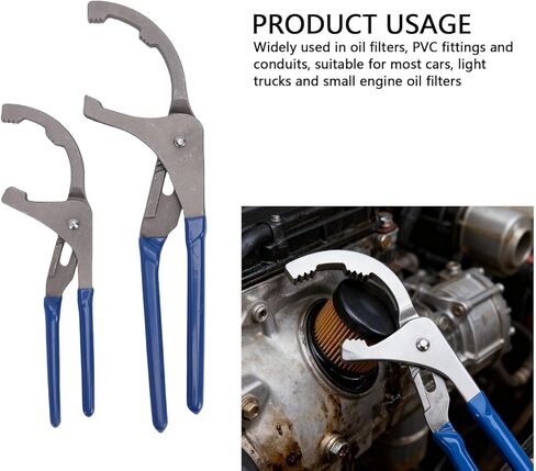 banapoy Oil Filter Pliers, 9in 12in Oil Filter Wrench, Adjustable Vehicle Engine Filtering Removal Pliers Tool for Conduit Fitting Car Trucks Accessories in Kuwait