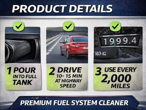 EZ PASS™ Emissions Treatment | Catalytic Converter & O2 Sensor Cleaner | Emissions System Support | Smog Test Prep | 16 Fl oz, 2-Pack in Saudi Arabia