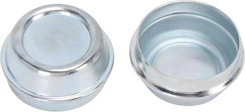 ciciglow 48mm Trailer Hub Dust Cap 2pcs Galvanized Steel Grease Cover for Alko Trailer Wheel Hub in Kuwait