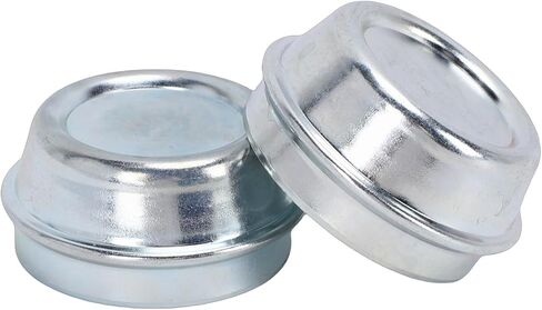 ciciglow 48mm Trailer Hub Dust Cap 2pcs Galvanized Steel Grease Cover for Alko Trailer Wheel Hub in Kuwait