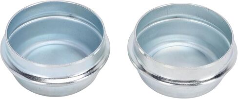 ciciglow 48mm Trailer Hub Dust Cap 2pcs Galvanized Steel Grease Cover for Alko Trailer Wheel Hub in Kuwait