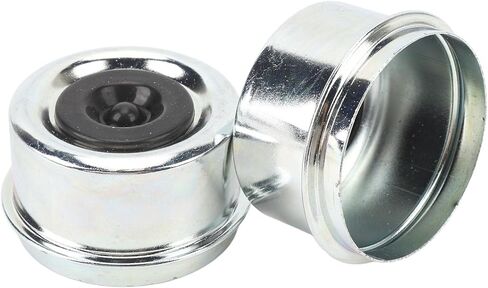 CHICIRIS 2.44in OD Trailer Axle Dust Cap, Steel Alloy Galvanized with Rubber Plugs, for 52006000lb Boat Trailer Wheel Hubs in Kuwait