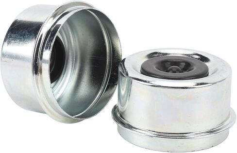 CHICIRIS 2.44in OD Trailer Axle Dust Cap, Steel Alloy Galvanized with Rubber Plugs, for 52006000lb Boat Trailer Wheel Hubs in Kuwait