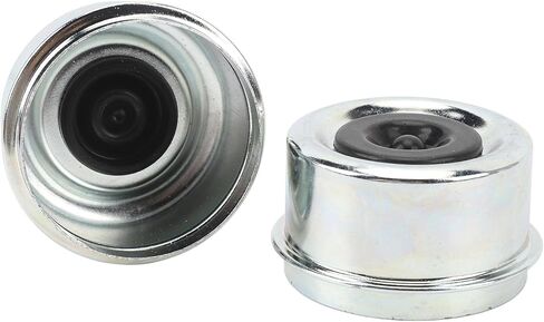 CHICIRIS 2.44in OD Trailer Axle Dust Cap, Steel Alloy Galvanized with Rubber Plugs, for 52006000lb Boat Trailer Wheel Hubs in Kuwait