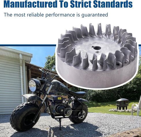 JINGKE Upgrade Aluminum Flywheel 10krpm for Predator 212cc 196cc 224cc NonHemi Cast,Fit Honda GX200 Clone 196cc BSP Tilly with Key,69730 69736 Aluminum in Kuwait