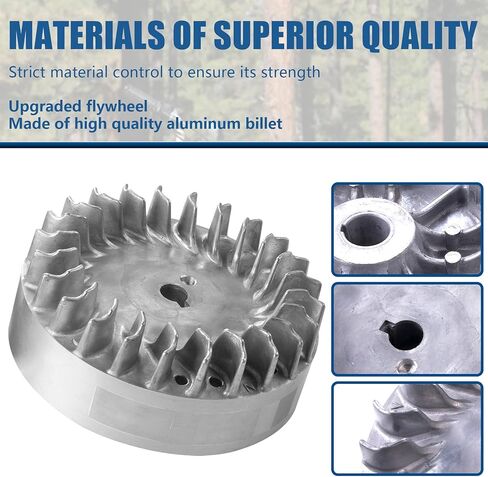 JINGKE Upgrade Aluminum Flywheel 10krpm for Predator 212cc 196cc 224cc NonHemi Cast,Fit Honda GX200 Clone 196cc BSP Tilly with Key,69730 69736 Aluminum in Kuwait