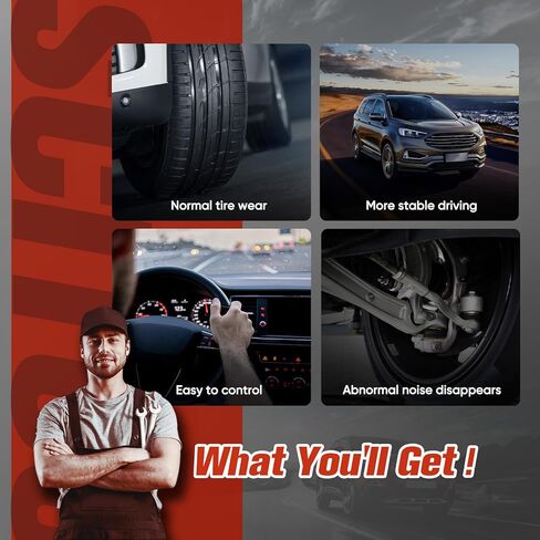 SCITOO 2 قطعة طقم التعليق الأمامي 1996-2025 لـ Chevy Express 1500 2500 3500 4500 لـ GMC Savana 1500 2500 3500 4500 1994-2004 لـ Ford لـ Mustang Stabilizer Sway Bar Link in Kuwait
