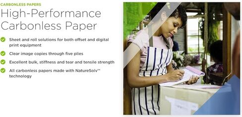 Alliance ExcelOne Carbonless Cut Print & Copy Paper, 10 Reams, Letter Size, 92 Brightness, 21 Lb, 2-Part Pink/White in Kuwait