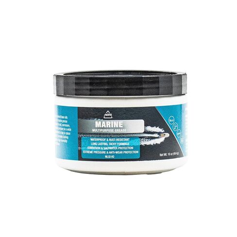 AGS Marine Grease, Premium Mineral Base, Water-Resistant, for Marine, Automotive and Industrial Use, 16 oz Tub in Kuwait