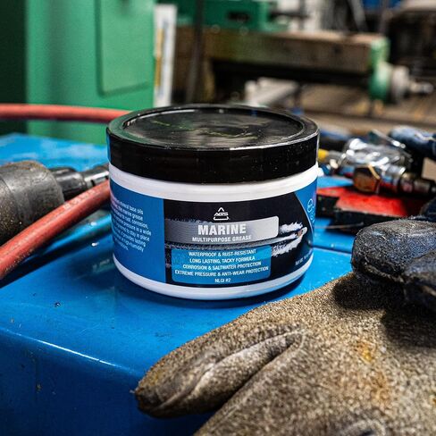 AGS Marine Grease, Premium Mineral Base, Water-Resistant, for Marine, Automotive and Industrial Use, 16 oz Tub in Kuwait