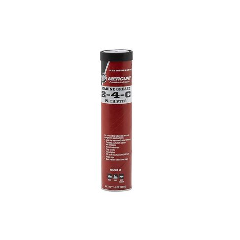 Mercury 8M0190471 2-4-C شحم بحري مع PTFE، زيت تشحيم بحري متعدد الأغراض، خرطوشة 14 أونصة in Kuwait