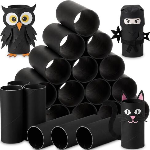 FunooFuno 30 Pack Green Cardboard Tubes 1.57 x 3.74 Inch Paper Craft Rolls Thick Round Cardboard Towel Tubes for DIY Crafts Art Projects Holiday Party Decorations in Saudi Arabia