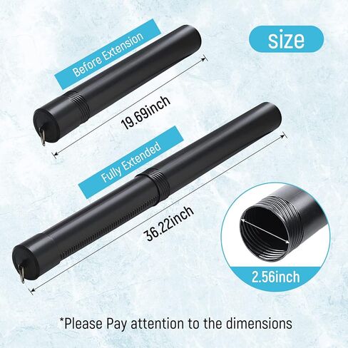 Colaxi Poster Tube Expandable Carrying Scroll Arrows Storage Bag Protection Case Tube for Artworks Drawings Documents Pictures Draftings in Kuwait