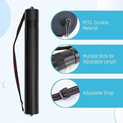 Colaxi Poster Tube Expandable Carrying Scroll Arrows Storage Bag Protection Case Tube for Artworks Drawings Documents Pictures Draftings in Kuwait