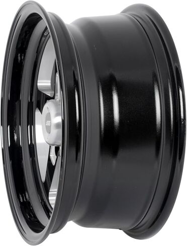 عجلة ألومنيوم JEGS SSR Star مقاس 15 بوصة × 7 بوصة | 5 × 4.5 بوصة. تباعد نمط مسمار العجلة | إزاحة 0 مم | 4in. مسافة خلفية | معطف مسحوق أسود لامع | 3.27 بوصة. تتحمل المركز | يتضمن غطاء المركز in Kuwait