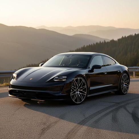 عجلات مقاس 21 بوصة تناسب مجموعة بورش تايكان المكونة من 4 قطع - Base 4S Turbo Turbo S GTS (2020 2021 2022 2023 2024 2025) | 21x9.5/11 | إطارات على طراز مصنع سبائك الألومنيوم | علامة تجارية جديدة | تدفق مزورة in Kuwait