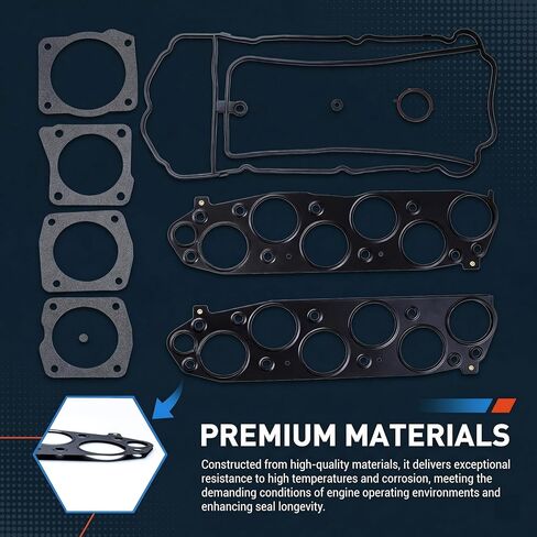 Sorello MS964093 Fuel Injection Plenum Gasket for Honda Pilot Accord Odyssey Crosstour Ridgeline, for Acura ZDX TSX RDX MDX RL TL Intake Manifold Gasket in Kuwait