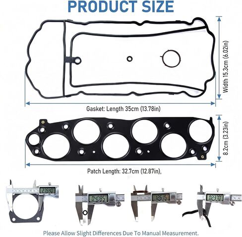 Sorello MS964093 Fuel Injection Plenum Gasket for Honda Pilot Accord Odyssey Crosstour Ridgeline, for Acura ZDX TSX RDX MDX RL TL Intake Manifold Gasket in Kuwait